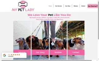 My Pet Lady LLC website