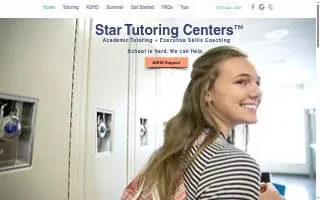 Star Tutoring Centers website