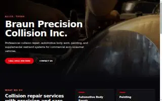 Braun Precision Collision Inc website