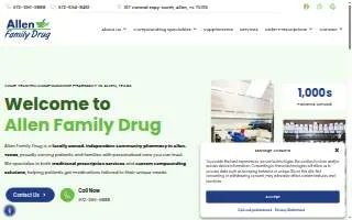 Allen Family Drug website