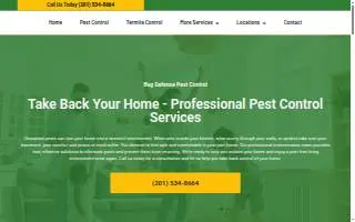 Bug Defense Pest Control of Allen website