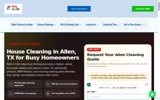 Maid in Allen Tx