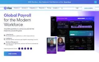 Rise Academy website