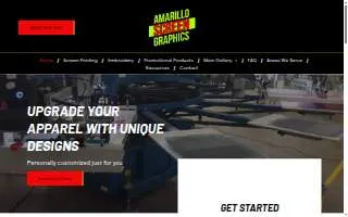 Amarillo Screen Graphics website
