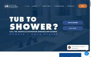 Lifetime Shower website