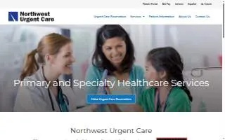Northwest Urgent Care of Amarillo website
