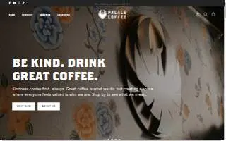 Palace Coffee Company website
