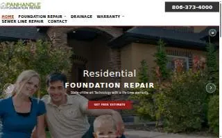 Panhandle Foundation Repair website