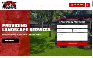 Rock Solid Landscape website
