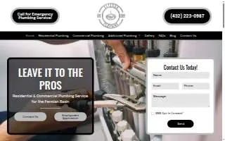 Ellison Plumbing LLC website