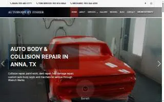 AutoBody by Fisher website