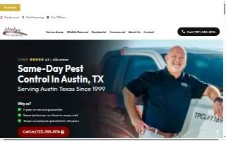 Absolute Pest Management website