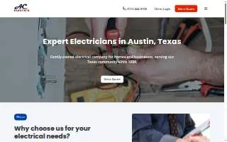 AC Electric, LLC website