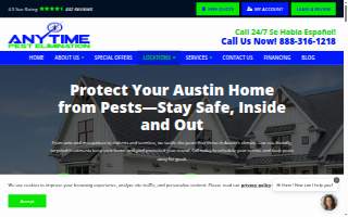 Anytime Pest Elimination Austin