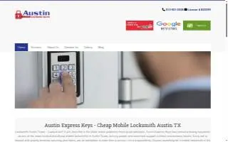 Austin Express Keys website