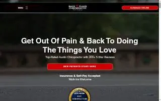 Back 'n Place Chiropractic website