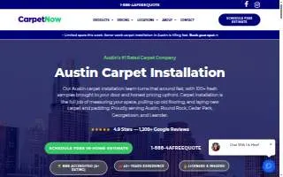 Carpet Now - Austin Carpet Installation website