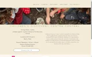 Children’s Discovery Center Central website