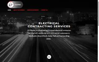 CP Electrical Contractors website
