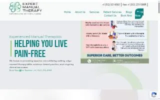 Expert Manual Therapy website