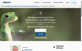 Graves Erskine - GEICO Insurance Agent website