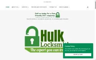 Hulk Locksmith website