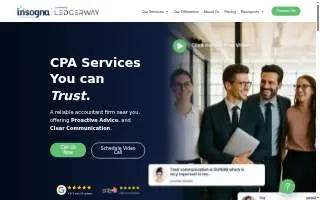Insogna CPA - a LedgerWay Company website