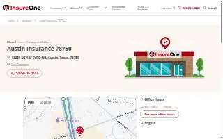 InsureOne Insurance of Austin website