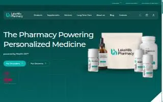 Lake Hills Pharmacy website