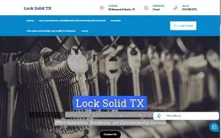 Lock Solid TX website
