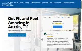 Marlows Fitness website