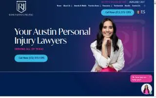 Ramos James Law, PLLC website