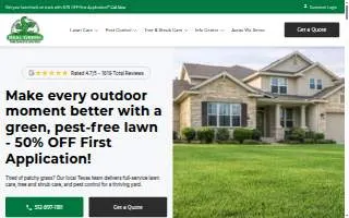Real Green Pest and Lawn Care website
