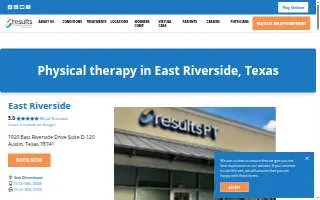 Results Physiotherapy East Riverside, Texas website