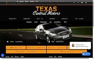 Texas Central Motors website