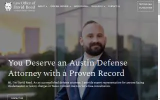 The Law Office of David Reed website