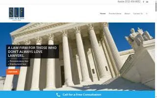 The Sutton Law Firm website