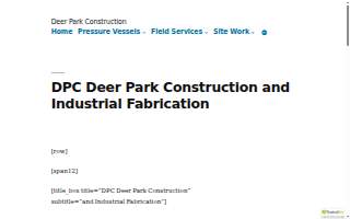 Deer Park Construction