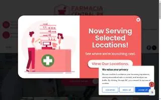Farmacia Central Rx of Baytown website