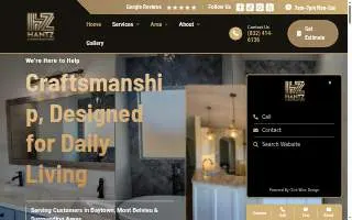 Hantz brothers construction and remodeling website