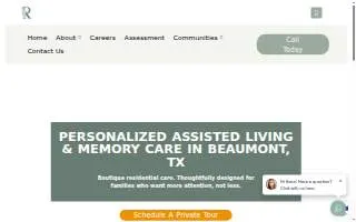 Rosemary House Assisted Living website