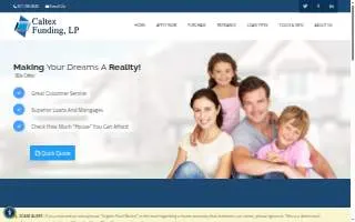 Caltex Funding LP NMLS# 220481 dba Texas Loan Haus website