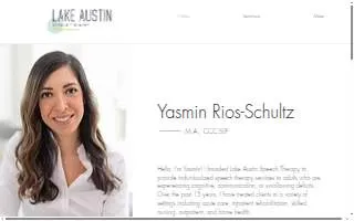 Lake Austin Speech Therapy website