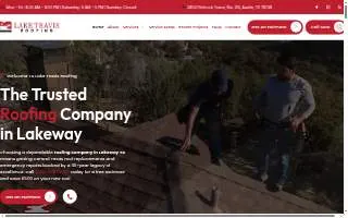 Lake Travis Roofing website