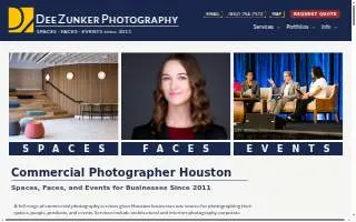 Dee Zunker Photography website