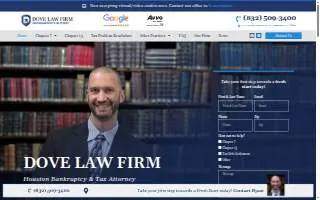 Dove Law Firm, PLLC of Bellaire website