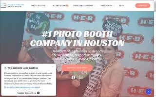 Houston Photo Booth Rental website