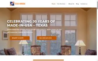 Texas Window website