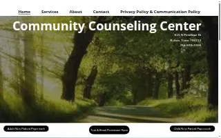 Community Counseling Center of Belton website