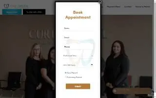 Cure Dental Belton Tx website